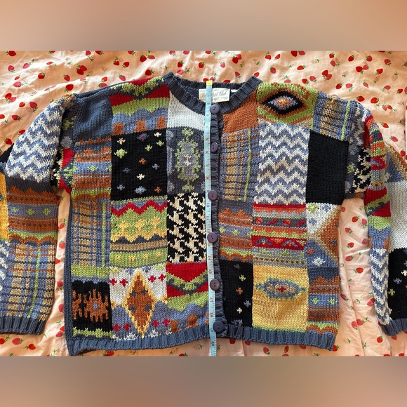 Colorful Patchwork Sweater - Picture 4 of 8
